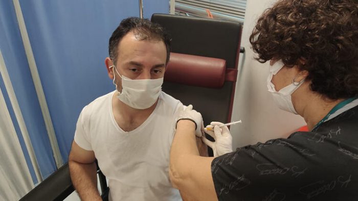 Düzce’de engelliler aşılanmaya başladı